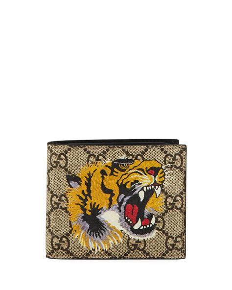 Gucci men's wallet tiger